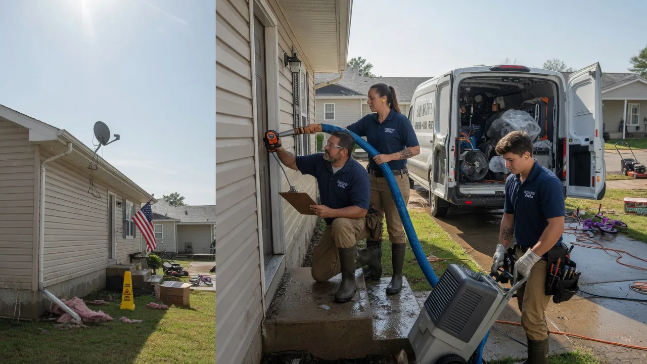 Ceiling Water Damage Restoration in Virden, IL near me